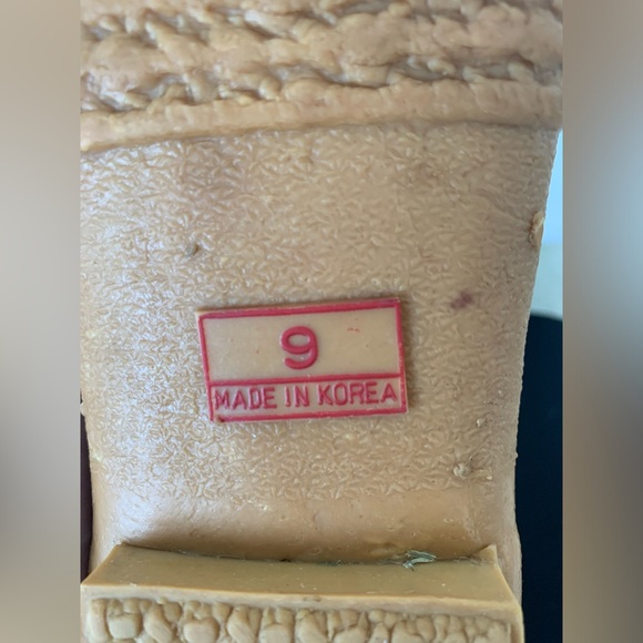 Vintage Sporto Aroostik duck shoes, navy blue, size 9M. Used, in original box. - Picture 5 of 7